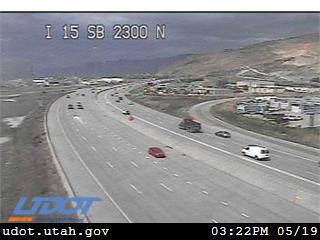 I-15 SB @ 2300 N / Warm Springs Rd / MP 311.34, SLC - Utah