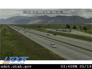I-15 SB @ 2650 S / MP 360.62, PRY - Utah