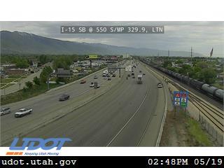 I-15 SB @ 550 S / MP 329.9, LTN - Utah