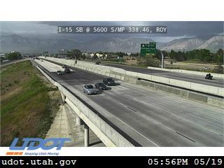 I-15 SB @ 5600 S / SR-97 / MP 338.46, ROY - Utah