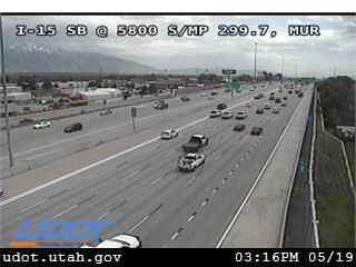 I-15 SB @ 5800 S / MP 299.7, MUR - Utah