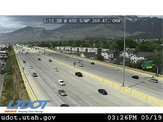 I-15 SB @ 650 S / MP 269.87, ORM - Utah