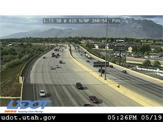 I-15 SB @ 820 N / MP 266.54, PVO - Utah