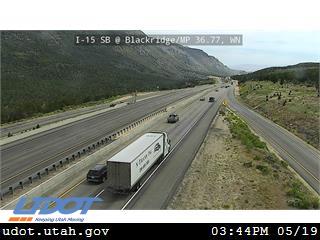 I-15 SB @ Blackridge / Exit 36 / MP 36.77, WN - Utah
