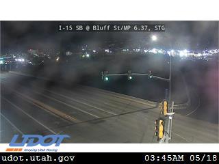I-15 SB @ Bluff St / SR-18 / MP 6.37, STG - Utah