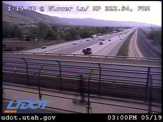 I-15 SB @ Glover Ln / MP 322.54, FRM - Utah