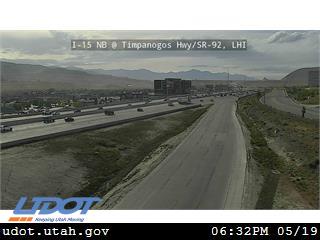 I-15 NB @ Highland Alpine Exit / SR-92 / Timpanogos Hwy / Club House Dr / MP 284, LHI - Utah