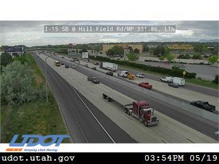 I-15 SB @ Hill Field Rd / 1150 N / SR-232 / MP 331.86, LTN - Utah