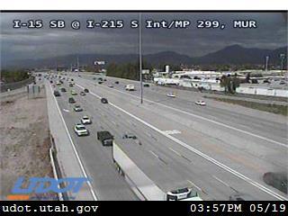 I-15 SB @ I-215 South Interchange / MP 299, MUR - Utah