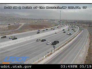 I-15 SB @ Point of the Mountain / MP 285.78, UT - Utah