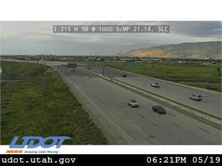 I-215 W SB @ 900 S / MP 21.25,SLC - Utah