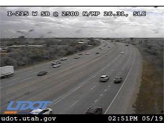 I-215 W SB @ 2500 N / MP 26.31, SLC - Utah