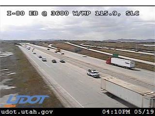 I-80 EB @ 3600 W / MP 115.9, SLC - Utah