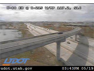I-80 EB @ I-215 W SB / MP 117.2, SLC - Utah