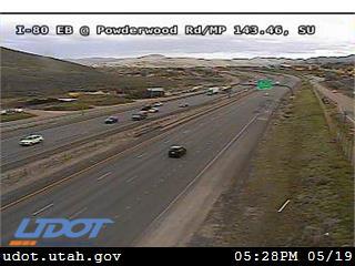 I-80 EB @ Powderwood Rd / MP 143.46, SU - Utah