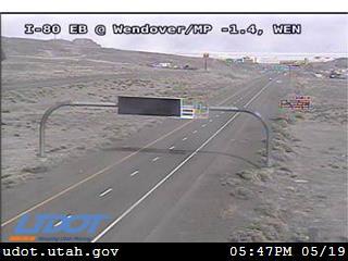 I-80 EB @ Wendover / UT MP -1.4 / NV MP 409.25, WEN (Local) - Utah