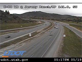 I-80 WB @ Jeremy Ranch / MP 141.8, SU - Utah