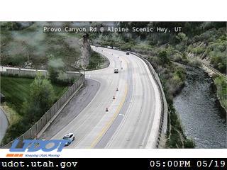 Provo Canyon Rd / US-189 @ Alpine Scenic Hwy / SR-92 / MP 14.26, UT - Utah