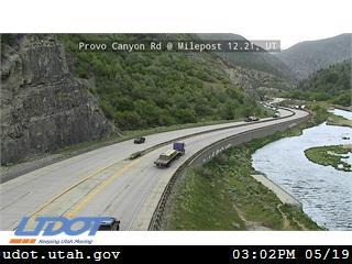 Provo Canyon Rd / US-189 @ Milepost 12.21, UT - Utah