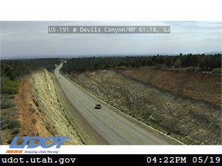 US-191 NB @ Devils Canyon / MP 61.18, SJ - USA