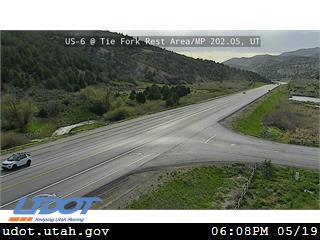 US-6 @ Tie Fork Rest Area / MP 202.05, UT - Utah