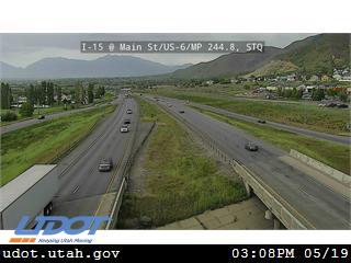 I-15 @ Main St / US-6 / MP 244.8, STQ - Utah