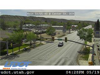 Main St / US-40 @ Center St / SR-87 / MP 86.54, DCH - Utah