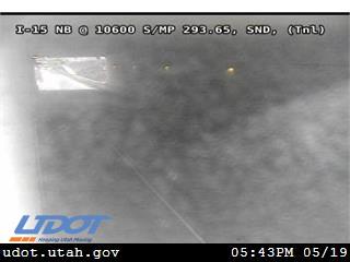 I-15 NB @ 10600 S / SR-151 / MP 293.65, SND (Tunnel) - Utah