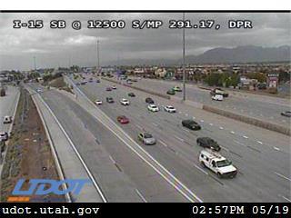 I-15 SB @ 12500 S / MP 291.17, DPR - Utah