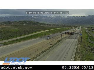I-80 WB @ Milepost 147.56, SU - Utah