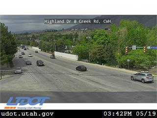 Highland Dr / 2000 E @ Creek Rd / 8100 S, CWH - Utah