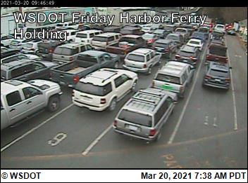 WSF Friday Harbor Ferry Holding - Washington
