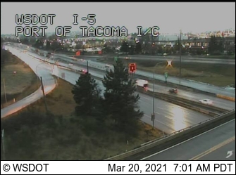 I-5 at MP 136.1: Port of Tacoma I/C - Washington
