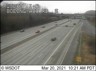 I-5 at MP 157.8: Boeing Access Rd, S - USA