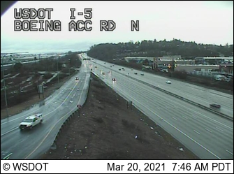 I-5 at MP 158: Boeing Access Rd North - USA