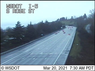 I-5 at MP 159.7: S Rose St (Mid-Boeing Field) - USA