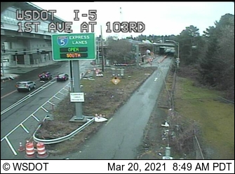 I-5 at MP 172.4: 1st Ave & 103rd - USA