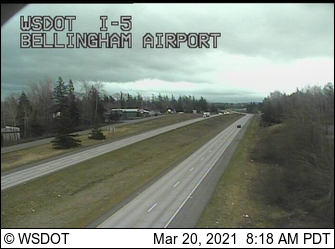 I-5 at MP 258.5: Bellingham Airport - USA