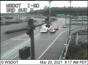 I-90 at MP 2: 3rd Ave S - USA