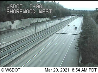 I-90 at MP 7.5: Shorewood West - Washington