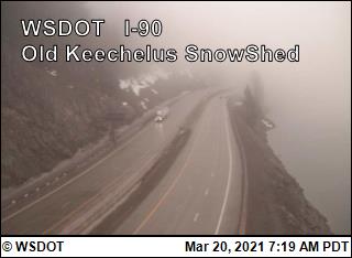I-90 at MP 57.7: Old Keechelus Snow Shed - USA