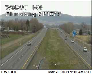 I-90 at MP 107.5: Ellensburg - Washington