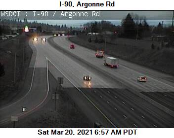 I-90 at MP 287.8: Argonne Rd - Washington