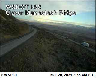 I-82 at MP 7.7: Manastash Ridge Summit - Washington