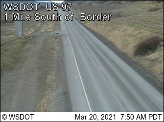 US 97 at MP 335: (View South) - Washington