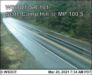 US 101 at MP 100.4: State Camp Hill - USA