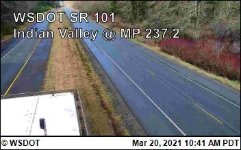 US 101 at MP 237.1: Indian Valley - Washington