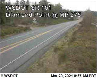 US 101 at MP 274.6: Diamond Point - Washington