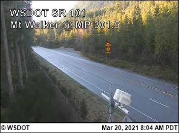US 101 at MP 301.5: Mt Walker - Washington