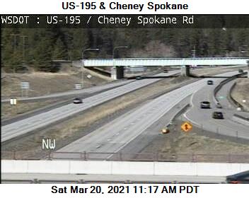 US 195 at MP 93.8: Cheney Spokane Rd - USA